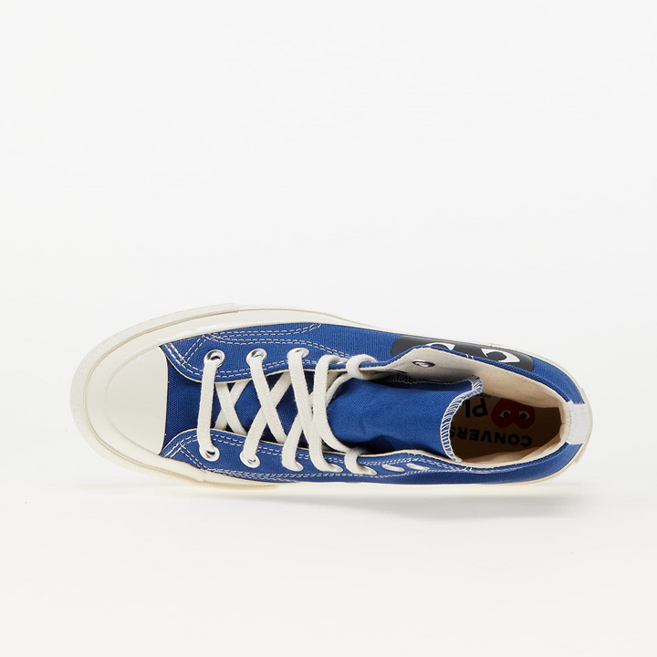 Converse x Comme Des Garcons Play Chuck 70 Hi "Blue" Niebieskie Trampki Damskie A08794C