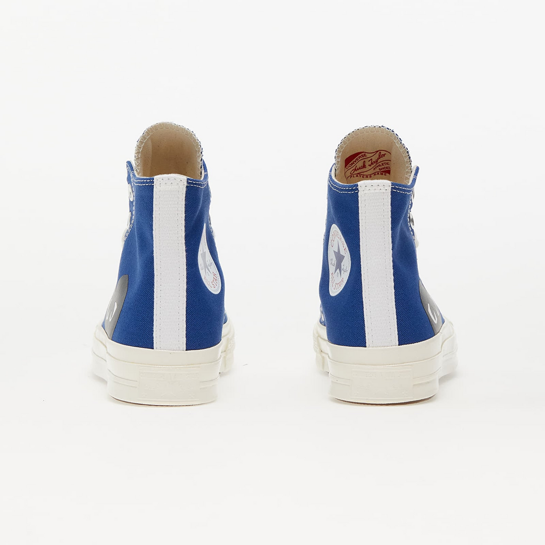 Converse x Comme Des Garcons Play Chuck 70 Hi "Blue" Niebieskie Trampki Damskie A08794C