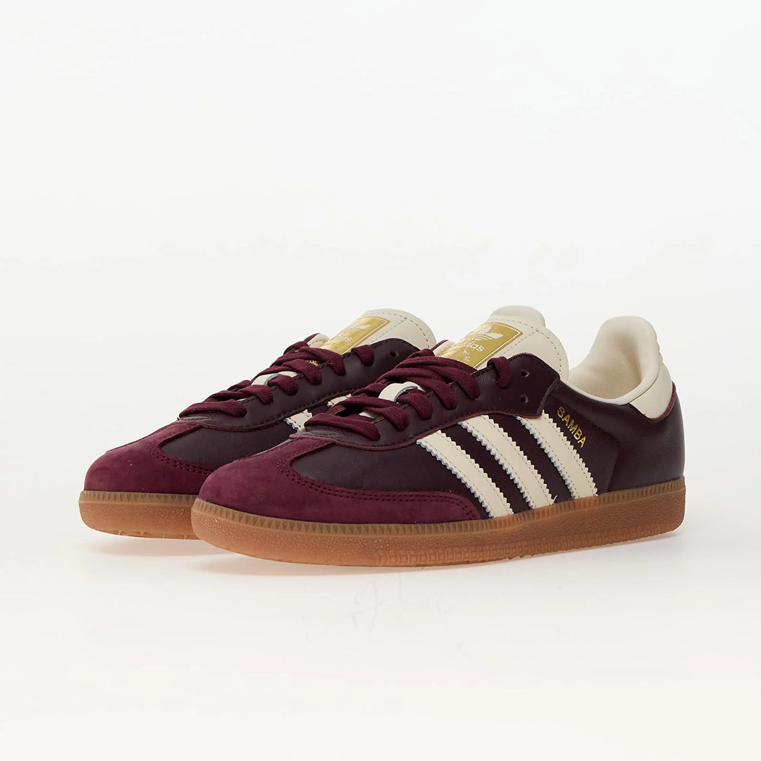adidas Samba OG "Maroon" ID0477 bordowe damskie sneakersy