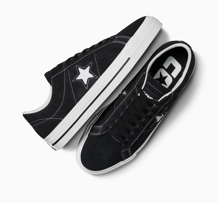Converse One Star Pro "Black" Czarne Buty Sportowe Sneakersy Trampki 171327C
