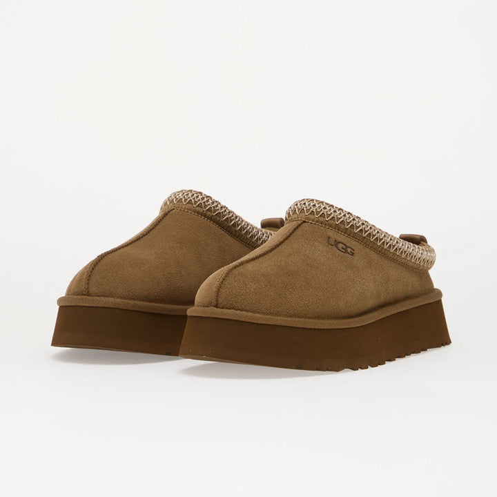 UGG Tazz II "Light Bronze" 1174471-LBNZ – jasnobrązowe damskie kapcie na platformie