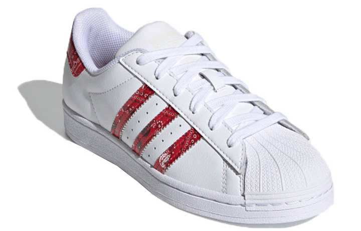 Adidas Superstar "White Red Paisley" Białe GZ9156