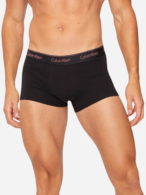 Calvin Klein Low Rise Trunk Boxershorts  (3-pack) Czarne Bokserki 000NB4076A-Q6A