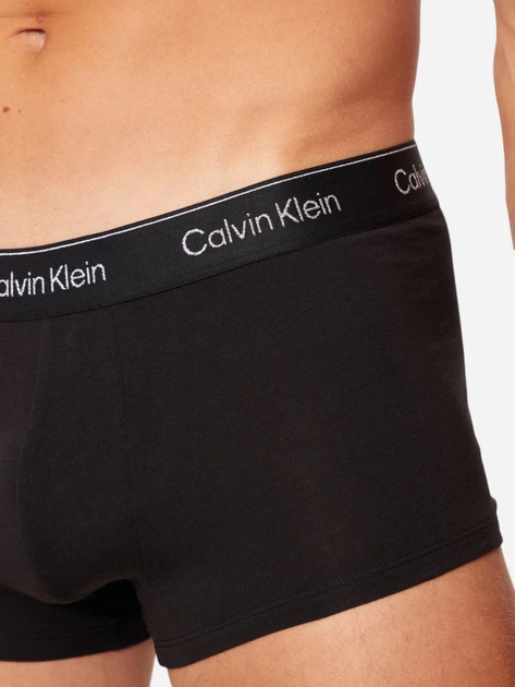 Calvin Klein Low Rise Trunk Boxershorts  (3-pack) Czarne Bokserki 000NB4076A-Q6A