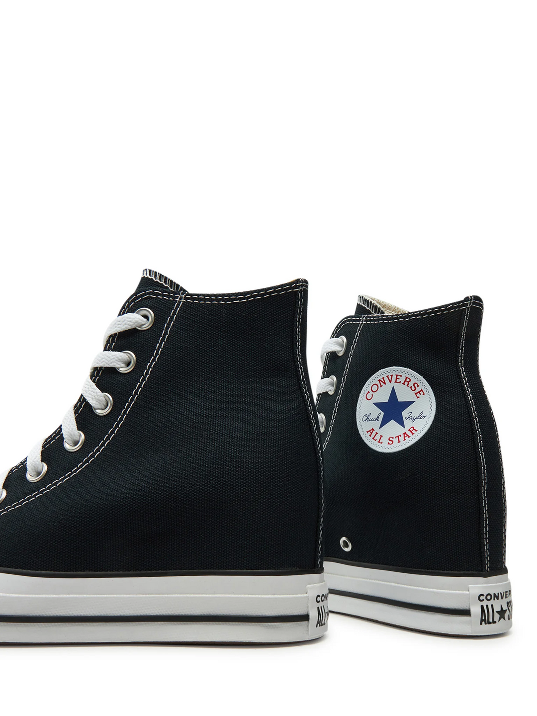 Converse Chuck Taylor All Star Wedge Platform "Black" Czarne Trampki Damskie Sportowe A11909C