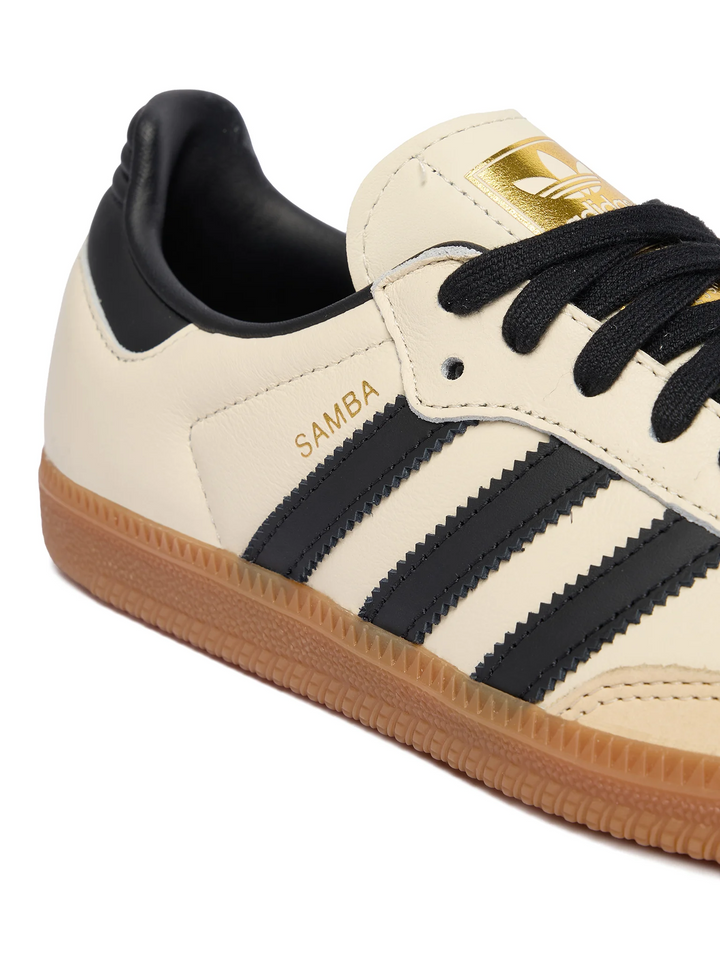 Adidas Samba "Magic Beige" Beżowe Czarne Damskie Buty Sportowe Sneakersy ID0478
