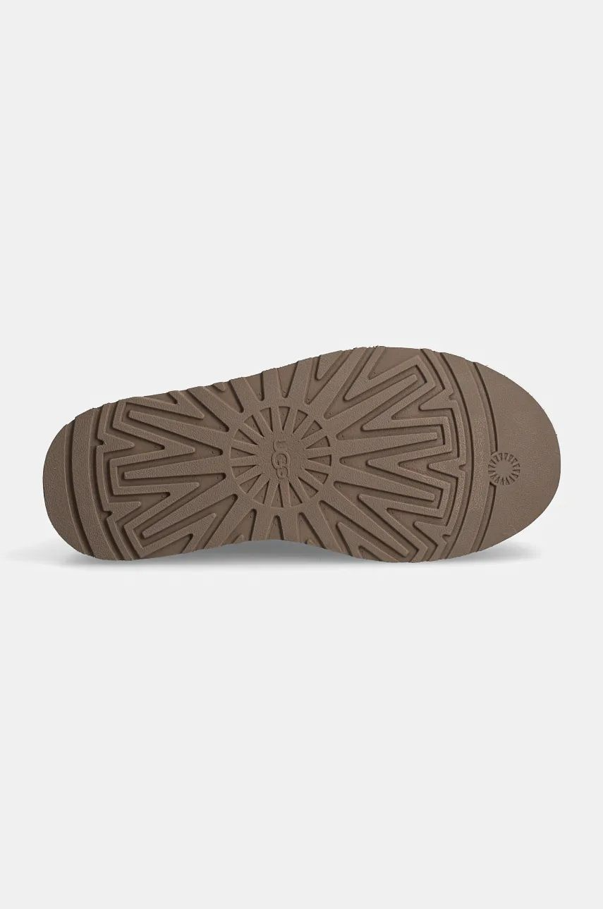 UGG śniegowce zamszowe Classic Mini Dipper "Chestnut" Brązowe 1168170-CHE