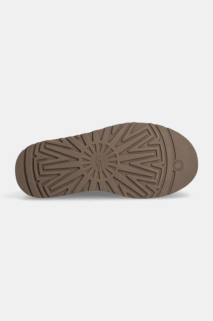 UGG śniegowce zamszowe Classic Mini Dipper "Chestnut" Brązowe 1168170-CHE
