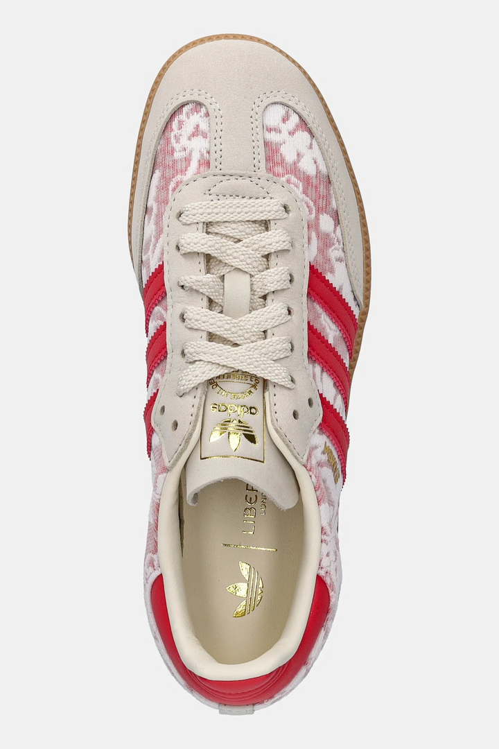 Adidas Samba OG "Liberty London" Kremowe JR8841