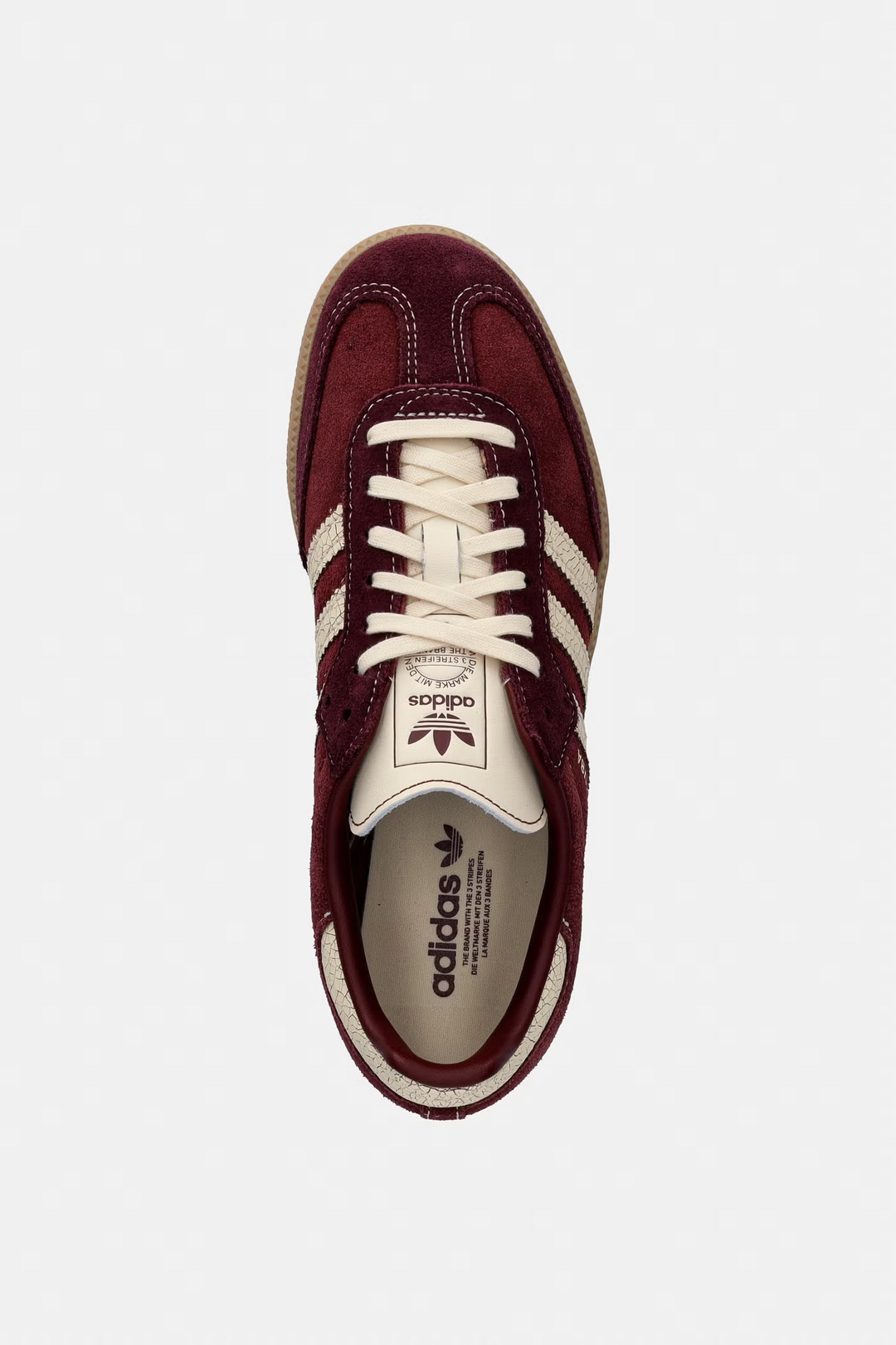 adidas Samba OG J "Maroon" KK4979 – bordowe zamszowe damskie sneakersy