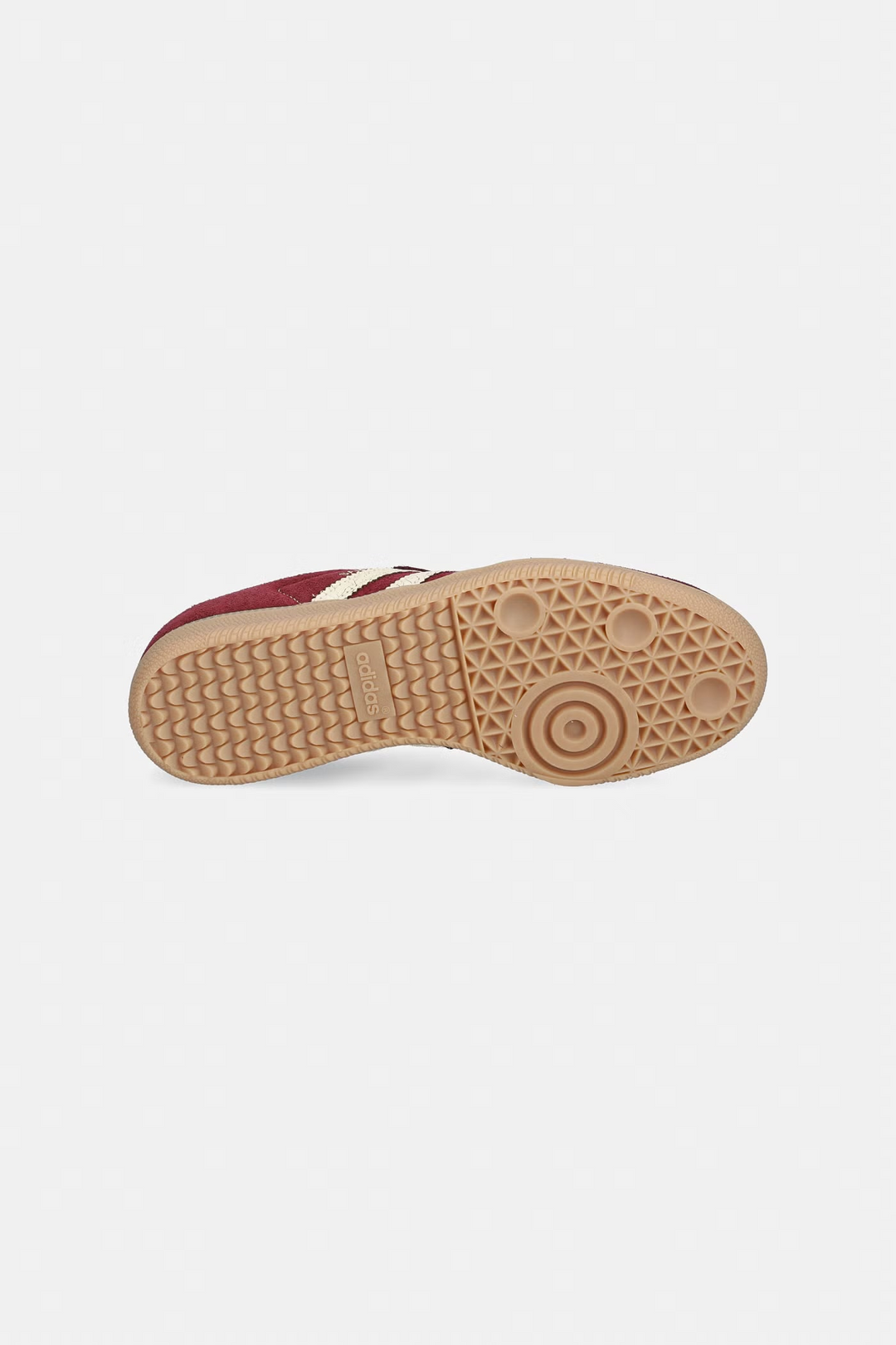 adidas Samba OG J "Maroon" KK4979 – bordowe zamszowe damskie sneakersy