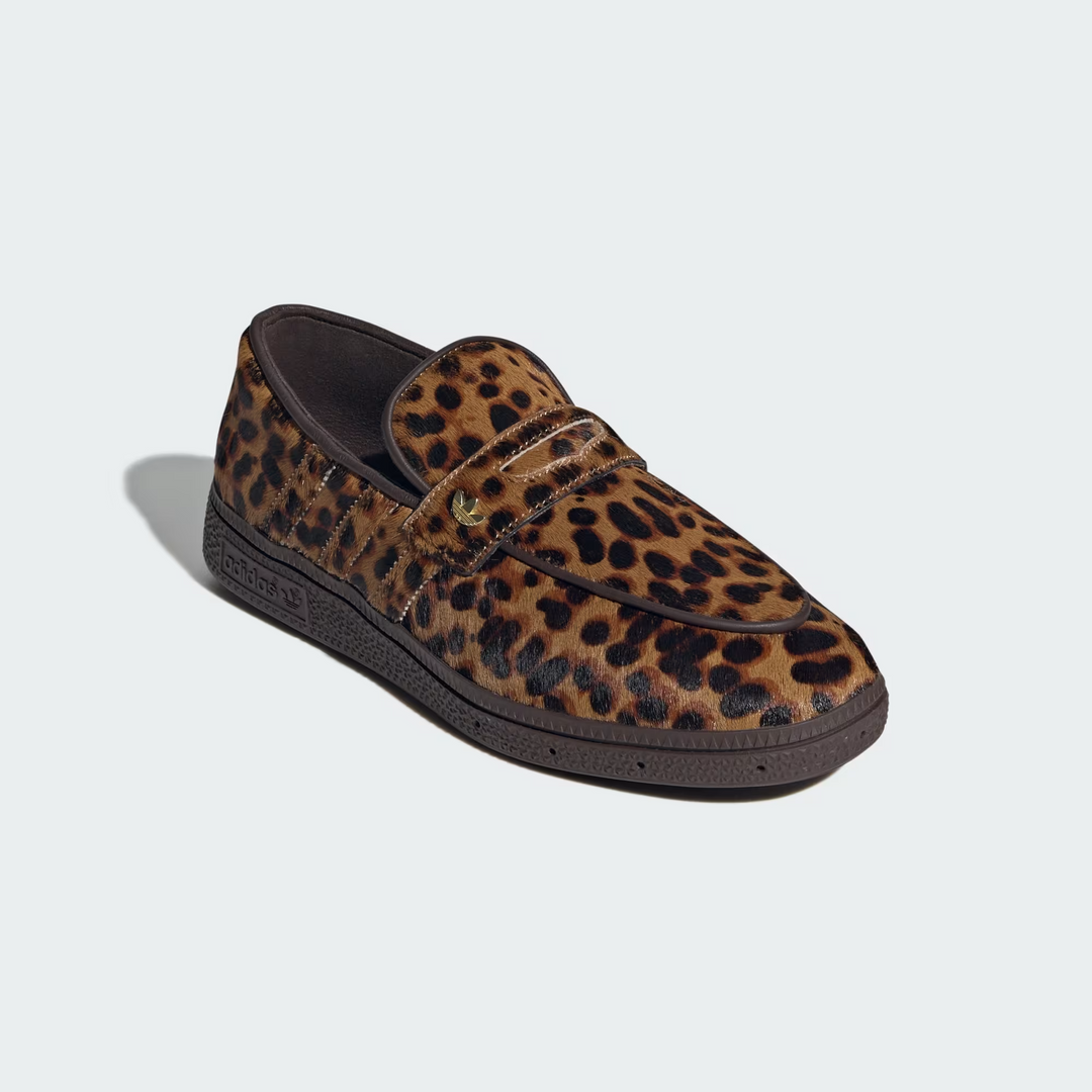 Adidas Handball Spezial Loafer "Leopard" Brązowe Loafersy Damskie KJ2526