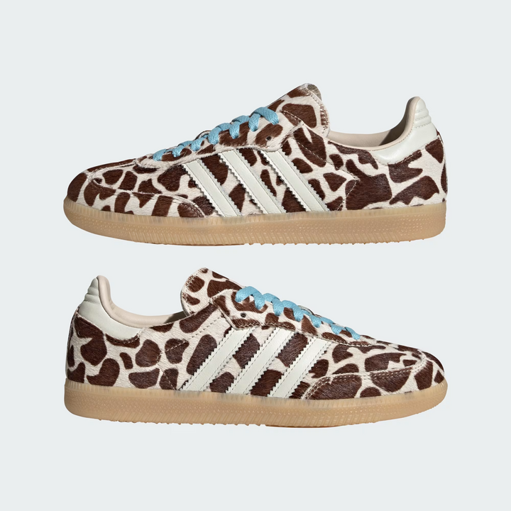 Adidas Samba OG "Giraffe" Brązowe Damskie Buty Sportowe Sneakersy KI6669
