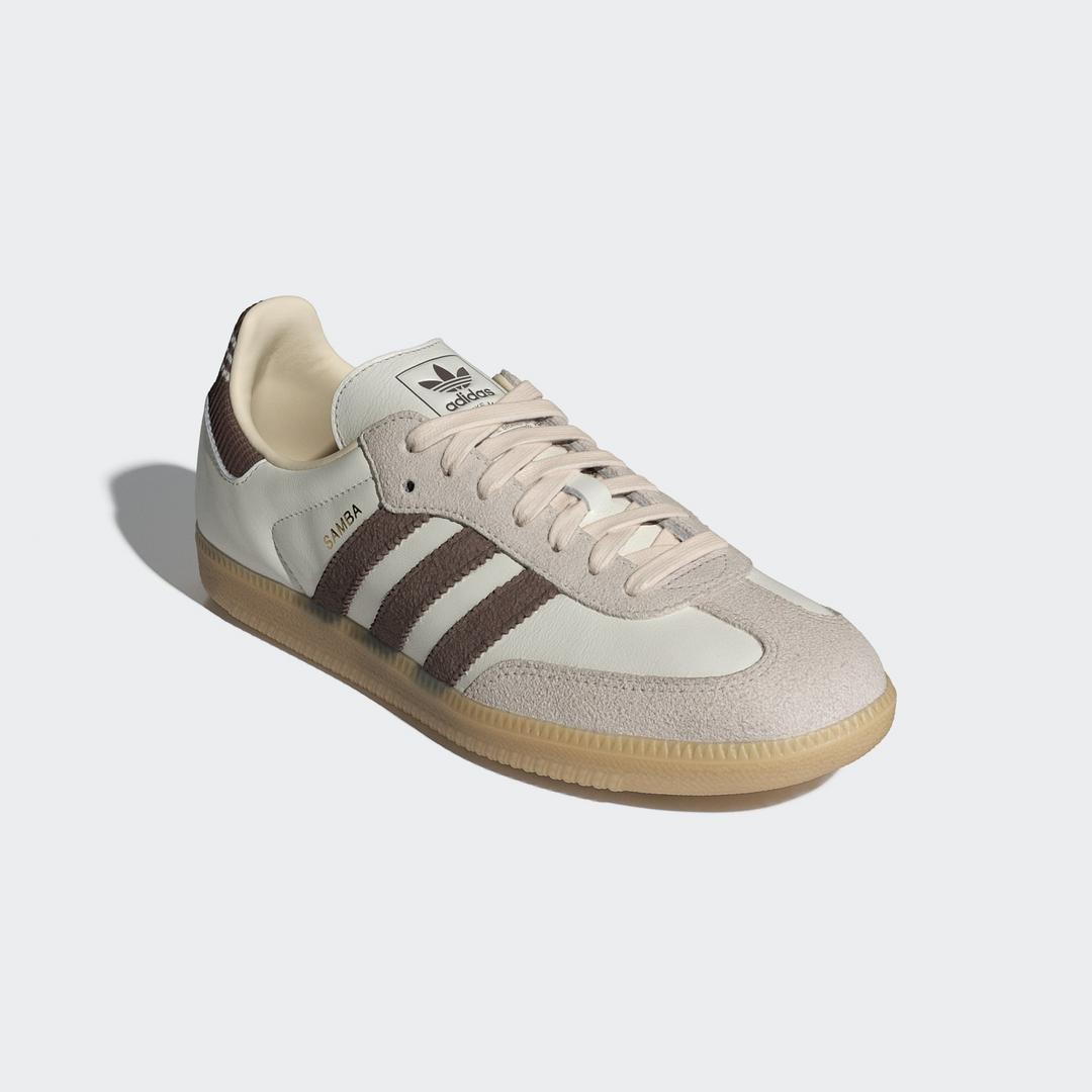 adidas Samba OG "Cloud White" Beżowe Białe Buty Sportowe Damskie Sneakersy IH6845