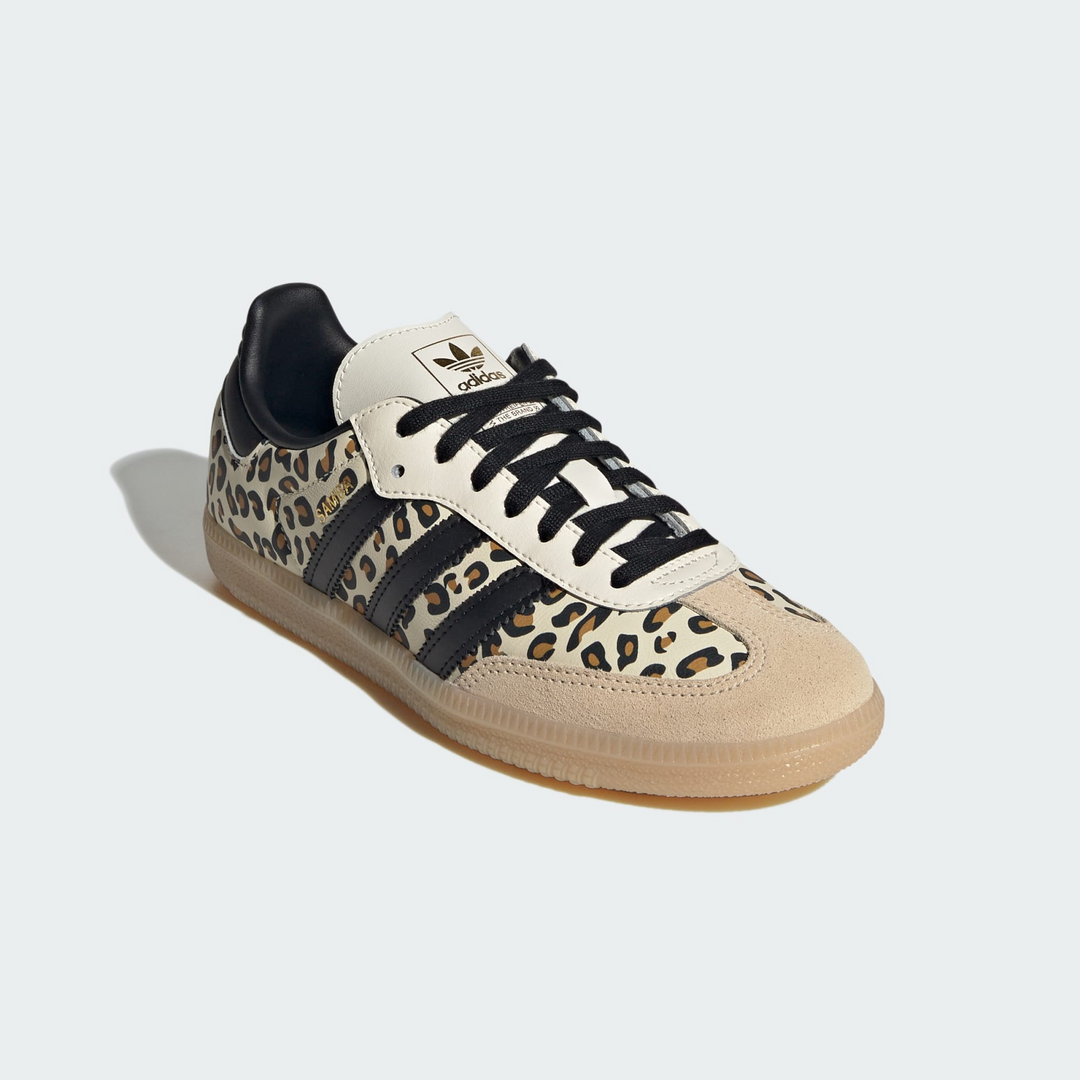 adidas Samba OG J "Leopard" KK2535 panterka – damskie sneakersy leopard