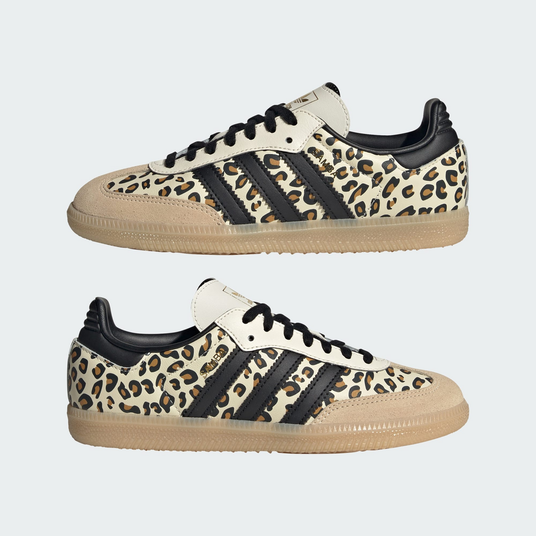 adidas Samba OG J "Leopard" KK2535 panterka – damskie sneakersy leopard