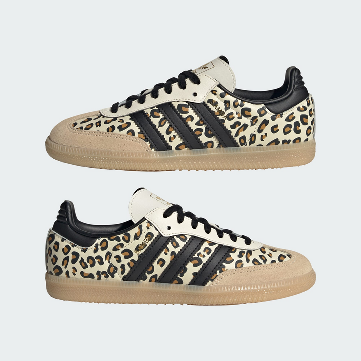 adidas Samba OG J "Leopard" KK2535 panterka – damskie sneakersy leopard
