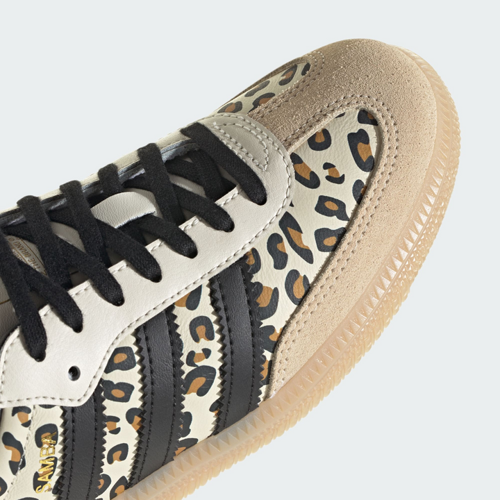 adidas Samba OG J "Leopard" KK2535 panterka – damskie sneakersy leopard
