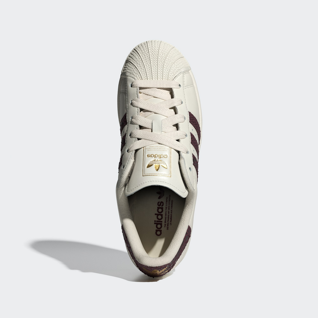 adidas Superstar II "Cream Maroon" KI3570 – kremowo-bordowe sneakersy unisex