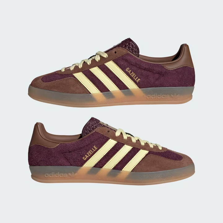 Adidas Gazelle Indoor "Maroon" Almost Yellow JI0324