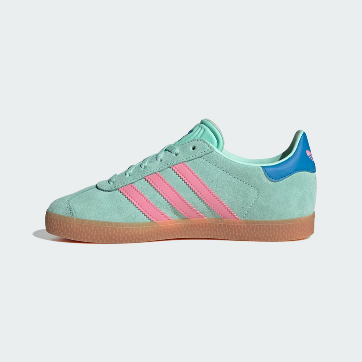 Adidas Gazelle J "Clear Mint" Bliss Pink Zielone JP7125