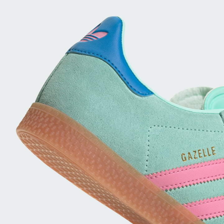 Adidas Gazelle J "Clear Mint" Bliss Pink Zielone JP7125