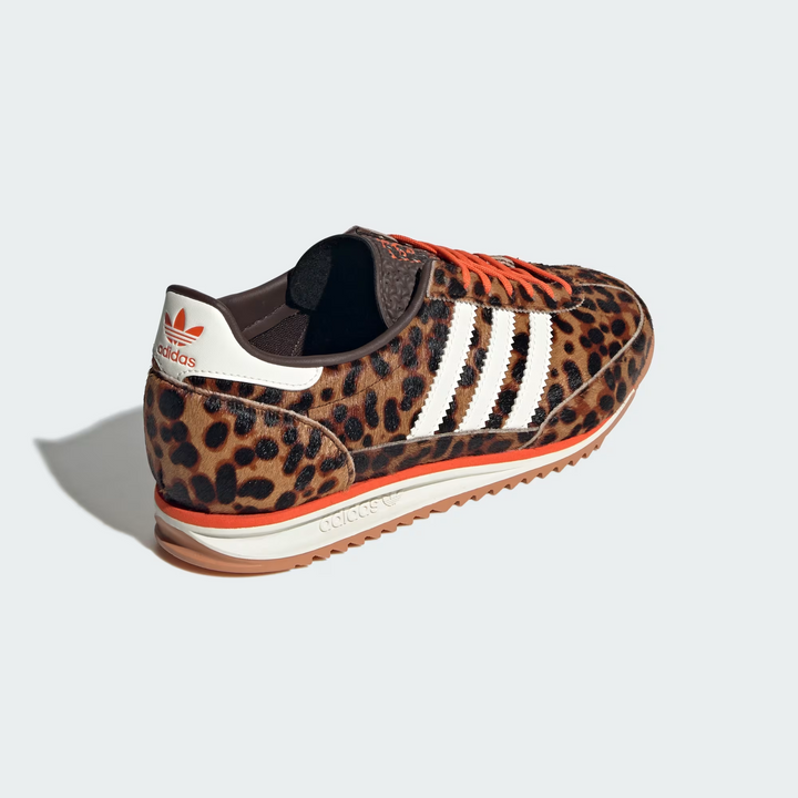 Adidas SL 72 OG W "Dark Brown Off White" Leopard Print Brązowe JI0189