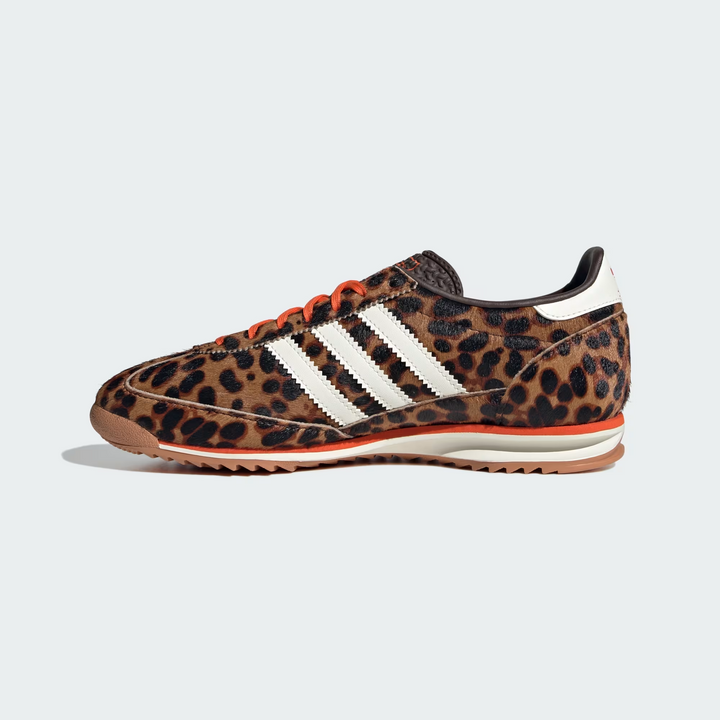Adidas SL 72 OG W "Dark Brown Off White" Leopard Print Brązowe JI0189