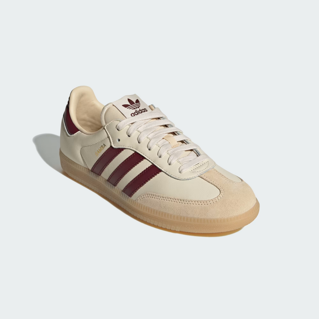 adidas Samba OG "Shadow Red" Beżowe Czerwone JS3830