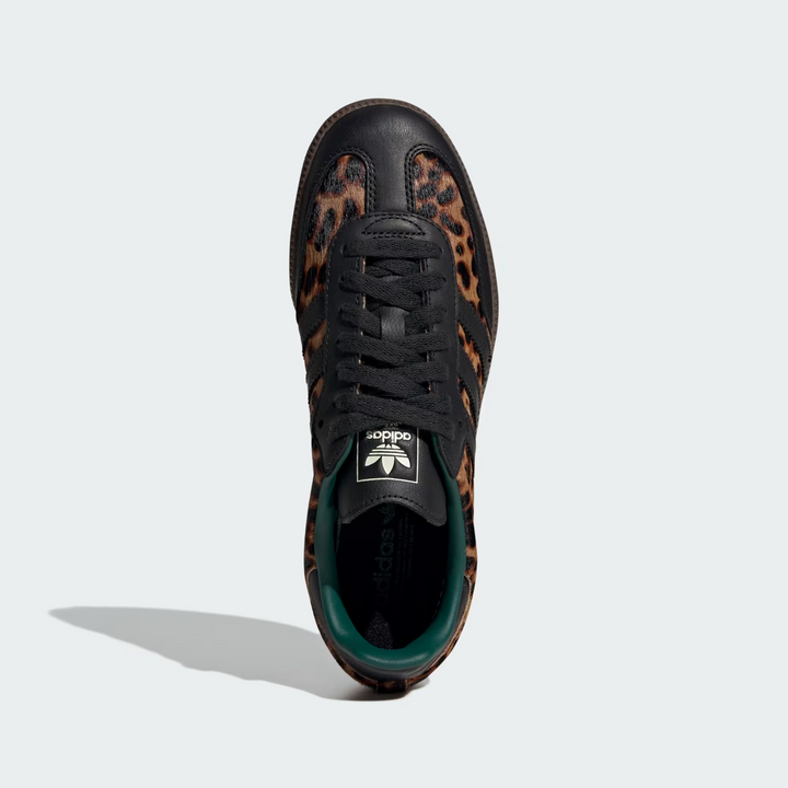 Adidas Samba OG "Core Black Collegiate Green" Panterka Brązowe JI2735