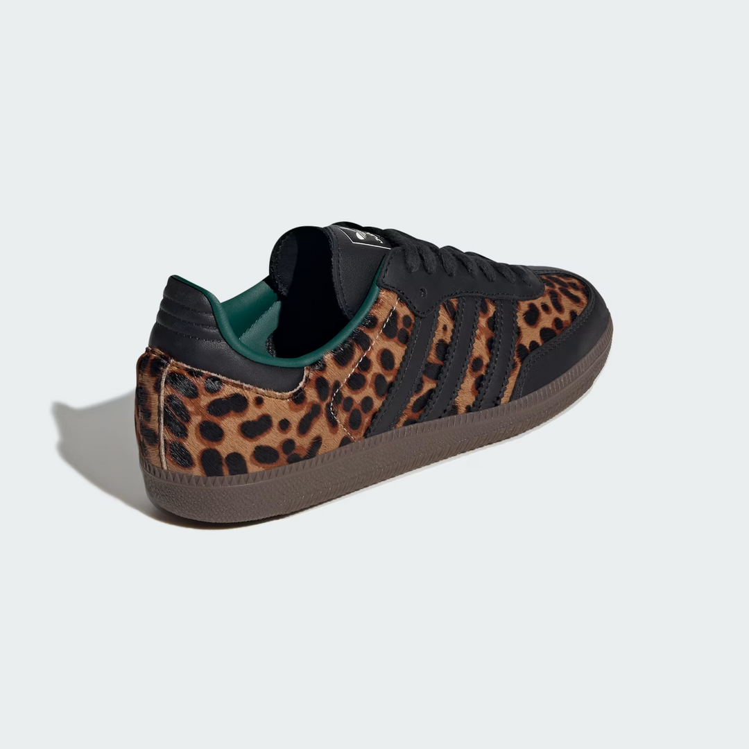 Adidas Samba OG "Core Black Collegiate Green" Panterka Brązowe JI2735