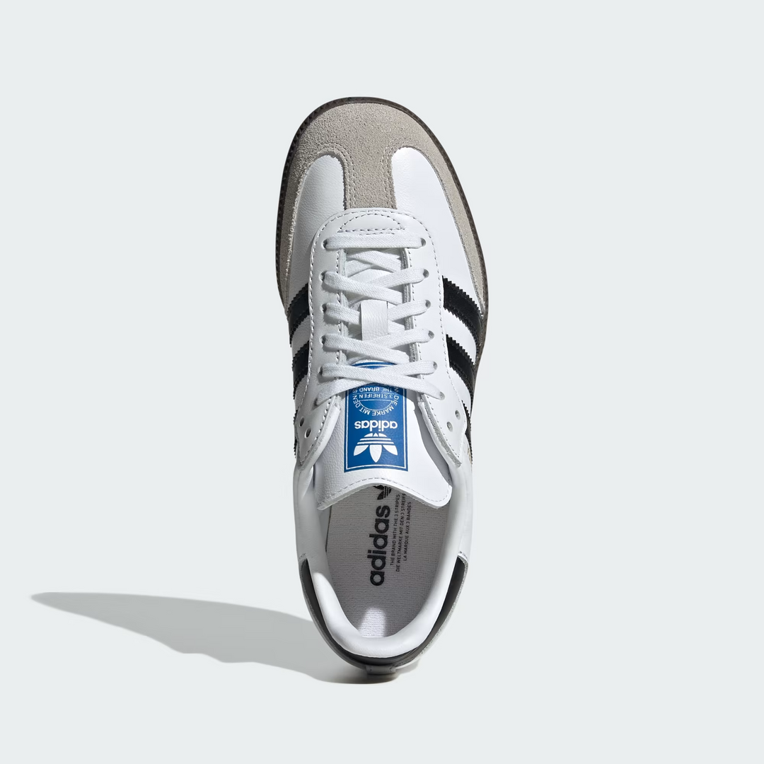 adidas Samba OG J "Cloud White Core Black" Białe IE3675