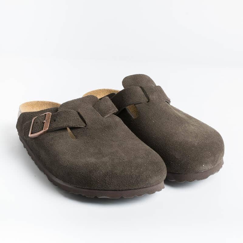 Birkenstock Boston "Mocca" Brązowe Klapki Damskie 0660463