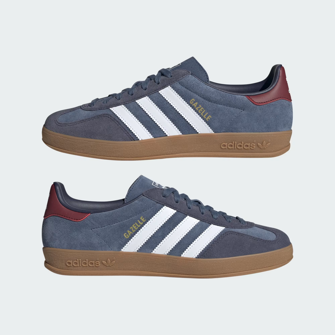 Adidas Gazelle Indoor "Preloved Ink" Cloud White Niebieskie JI3522