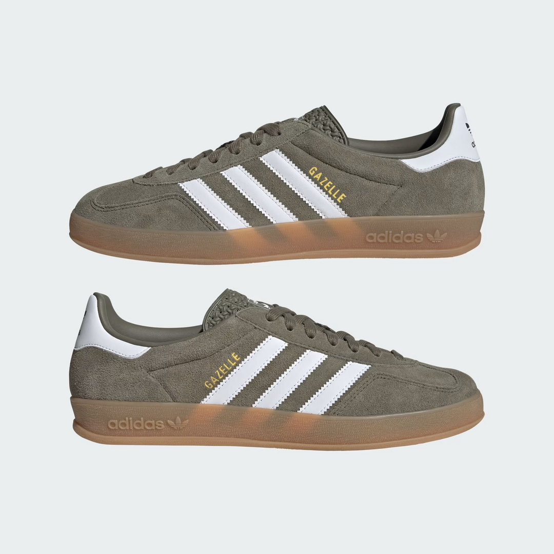 adidas Gazelle Indoor "Olive Strata" Zielone JQ0174