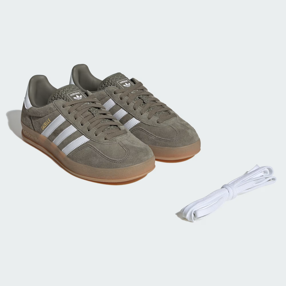 adidas Gazelle Indoor "Olive Strata" Zielone JQ0174