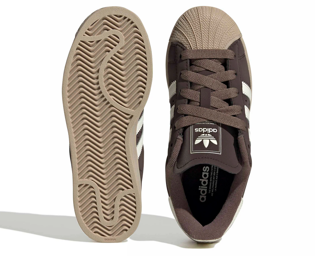 adidas Supestar II J "Earth Strata" Brązowe Kremowe KJ4545
