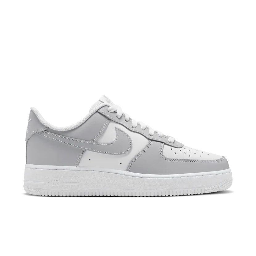 Nike Air Force 1 Low '07 "Wolf Grey" Szare Buty Sportowe Męskie Sneakersy FD9763-101