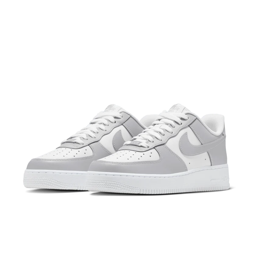 Nike Air Force 1 Low '07 "Wolf Grey" Szare Buty Sportowe Męskie Sneakersy FD9763-101
