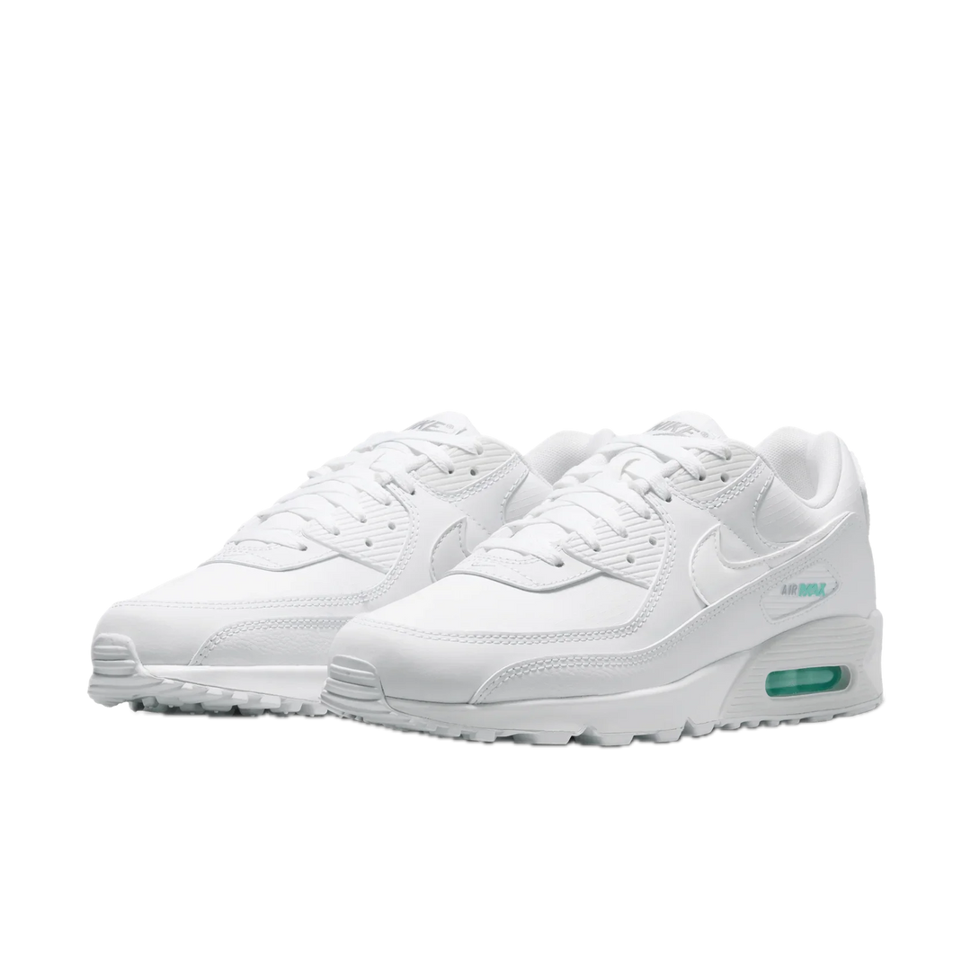 Nike Air Max 90 "White Hyper Turquoise" Białe Buty Sportowe Męskie IB7680-101