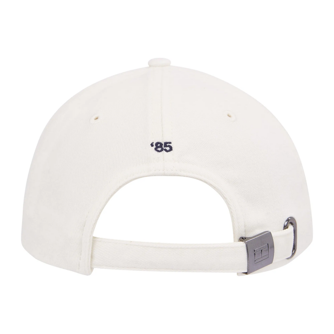 Tommy Hilfiger 1985 Soft 6-Panel Flag Cap Biała Czapka z Daszkiem AM0AM12531-YBH