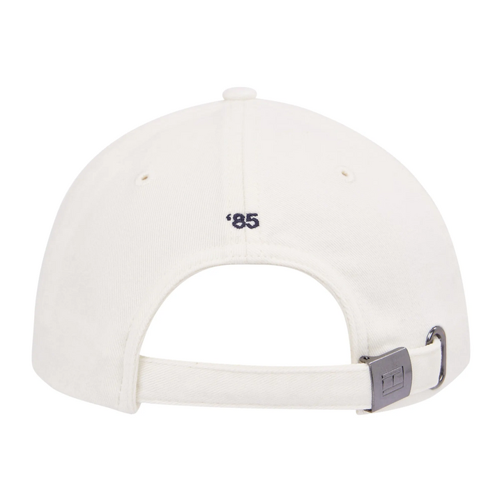 Tommy Hilfiger 1985 Soft 6-Panel Flag Cap Biała Czapka z Daszkiem AM0AM12531-YBH