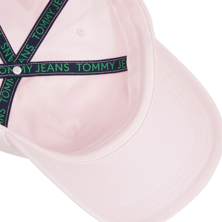 Tommy Hilfiger Jeans Heritage Różowa Damska Czapka z Daszkiem AW0AW16991-TH3