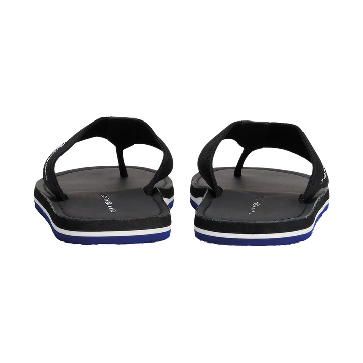 Tommy Hilfiger Logo Canvas Strap Thongs  Black Czarne Japonski Męskie FM0FM05442-BDS