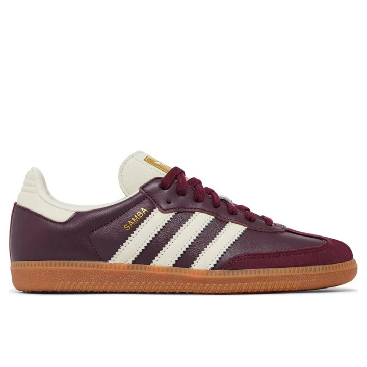 adidas Samba OG "Maroon" ID0477 bordowe damskie sneakersy
