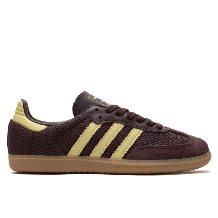 Adidas Samba OG "Shadow Brown" Powder Yellow Brązowe JR8167
