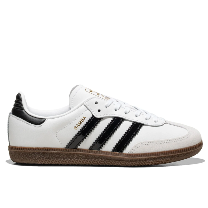 Adidas Samba OG J "Black White" Białe JQ2846