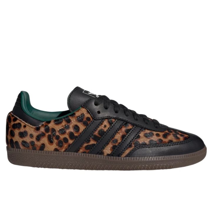Adidas Samba OG "Core Black Collegiate Green" Panterka Brązowe JI2735