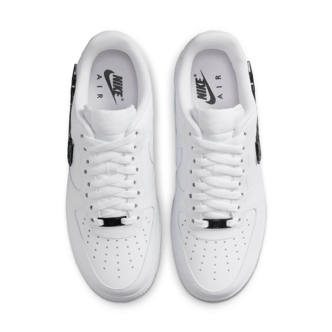 Nike Air Force 1 Low "Liquid Metal Swoosh" Białe IF1686-101