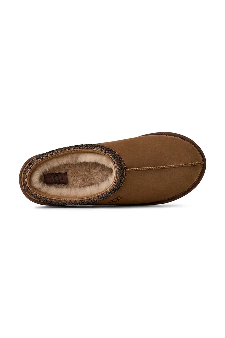 UGG Tasman II Nubuck "Dark Chestnut" 1175070-DKC – brązowe kapcie unisex